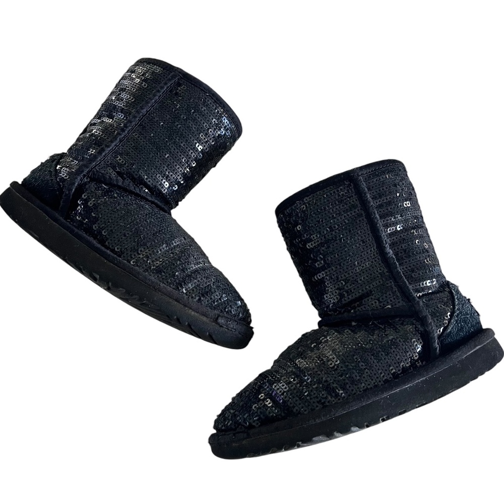 UGG Black Sequin Boots sz 13